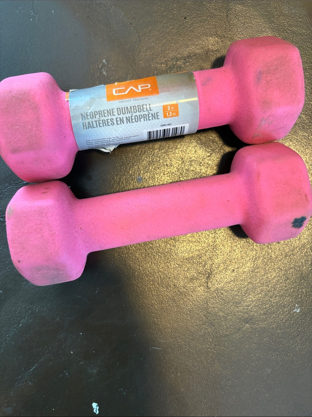 CAP Neoprene Dumbbells - Pink Pair